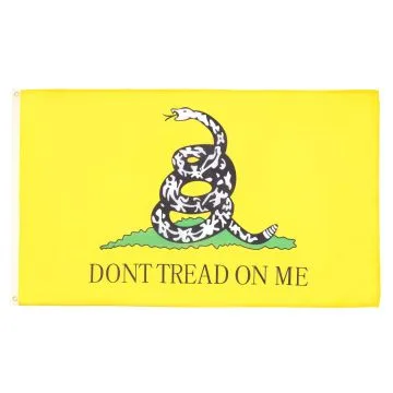 Gadsden Don't Tread On Me Flag 2' x 3' 100D polyester grommets