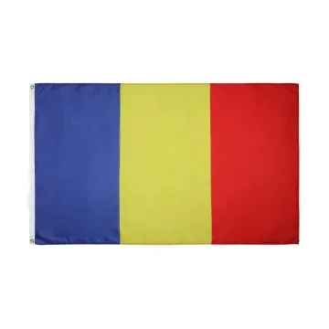 DRAPEAU TCHAD 90x60cm - DRAPEAU TCHADIEN 60 x 90 cm - DRAPEAUX