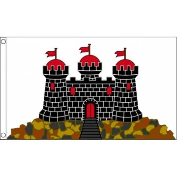 Edinburgh Flag 2' x 3' 100D polyester grommets
