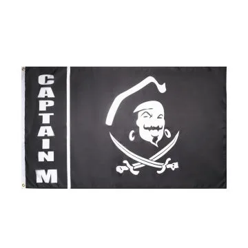 Captain Morgan Pirate Flag 2' x 3' 100D polyester grommets