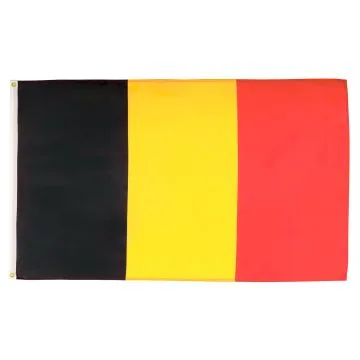 DRAPEAU BELGIQUE 90x60cm - DRAPEAU BELGE 60 x 90 cm - DRAPEAUX