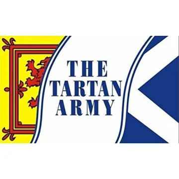 DRAPEAU ARMÍ?E TARTAN D\'ECOSSE 90x60cm - DRAPEAU TARTAN ARMY Í?COSSAIS 60 x 90 cm - DRAPEAUX