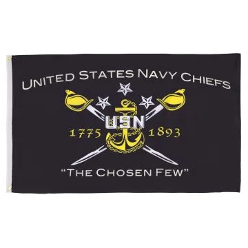 United States Navy Chief Flag 2' x 3' 100D polyester grommets