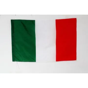 Drapeau national de course automobile Italie 90x60cm - Drapeau de commissaire 60 x 90 cm Fourreau pour hampe