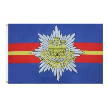 United Kingdom Royal Anglian Regiment Flag 2' x 3' 100D polyester grommets