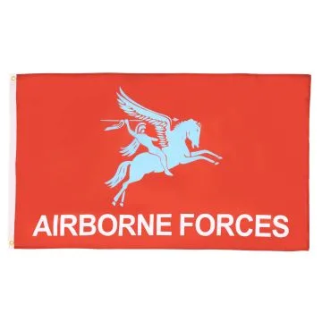 Airborne Pegasus Flag 2' x 3' 100D polyester grommets