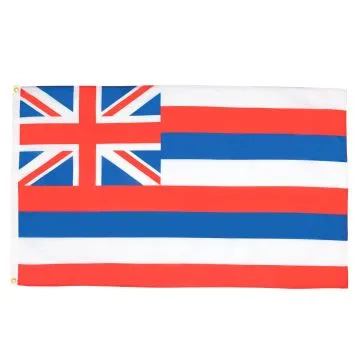 DRAPEAU HAWAII 90x60cm - DRAPEAU HAWAIIEN - ETAT AMÉRICAIN - USA - ETATS-UNIS 60 x 90 cm - DRAPEAUX