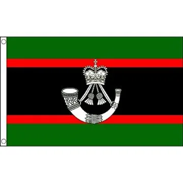DRAPEAU ARMÍ?E DU ROYAUME-UNI THE RIFLES 90x60cm - DRAPEAU BRITISH ARMY 60 x 90 cm - DRAPEAUX