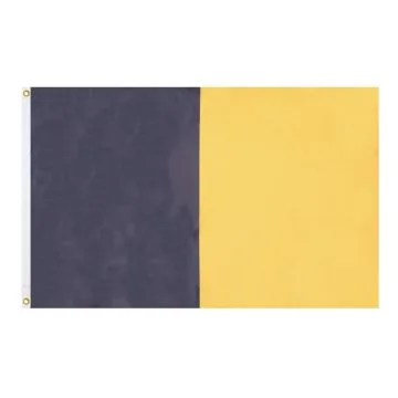 DRAPEAU NOIR ET ORANGE 90x60cm - DRAPEAU NOIR ET ORANGE 60 x 90 cm - DRAPEAUX