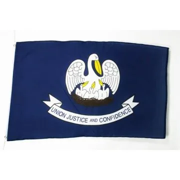 DRAPEAU LOUISIANE 90x60cm - DRAPEAU ETAT AMÉRICAIN - USA - ETATS-UNIS 60 x 90 cm - DRAPEAUX