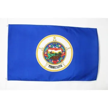 DRAPEAU MINNESOTA 90x60cm - DRAPEAU ETAT AMÉRICAIN - USA - ETATS-UNIS 60 x 90 cm - DRAPEAUX
