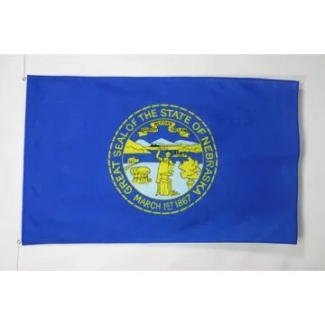 DRAPEAU NEBRASKA 90x60cm - DRAPEAU ETAT AMÉRICAIN - USA - ETATS-UNIS 60 x 90 cm - DRAPEAUX