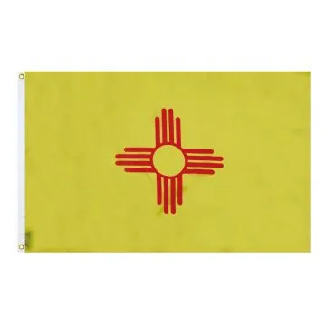 DRAPEAU NOUVEAU-MEXIQUE 90x60cm - DRAPEAU ETAT AMÉRICAIN - USA - ETATS-UNIS 60 x 90 cm - DRAPEAUX