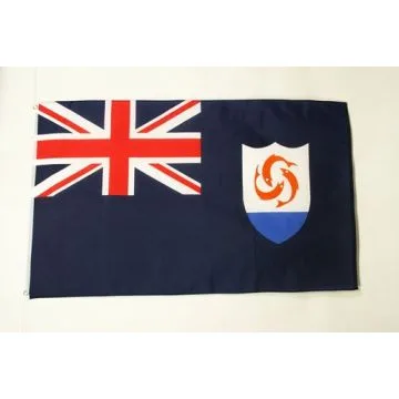 DRAPEAU ANGUILLA 90x60cm - DRAPEAU ANGUILLAIS 60 x 90 cm - DRAPEAUX