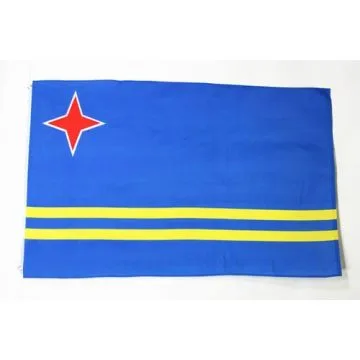 DRAPEAU ARUBA 90x60cm - DRAPEAU ARUBAIS 60 x 90 cm - DRAPEAUX