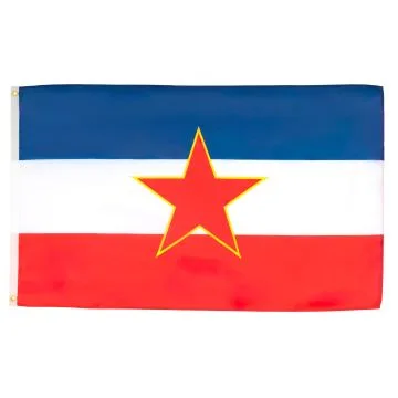 DRAPEAU YOUGOSLAVIE 90x60cm - DRAPEAU YOUGOSLAVE 60 x 90 cm - DRAPEAUX