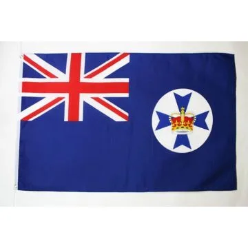 DRAPEAU QUEENSLAND 90x60cm - DRAPEAU AUSTRALIEN - AUSTRALIE 60 x 90 cm - DRAPEAUX