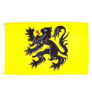 DRAPEAU FLANDRE 90x60cm - DRAPEAU FLAMAND - FLANDRES - BELGIQUE 60 x 90 cm - DRAPEAUX