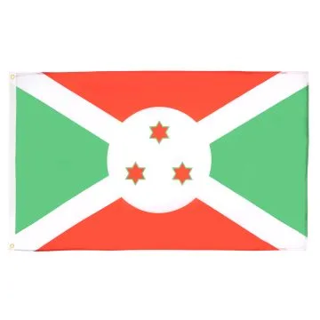 DRAPEAU BURUNDI 90x60cm - DRAPEAU BURUNDAIS 60 x 90 cm - DRAPEAUX