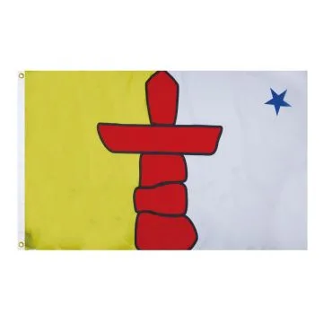 DRAPEAU NUNAVUT 90x60cm - DRAPEAU CANADIEN - CANADA 60 x 90 cm - DRAPEAUX