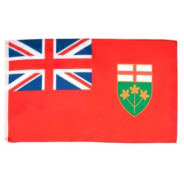 DRAPEAU ONTARIO 90x60cm - DRAPEAU CANADIEN - CANADA 60 x 90 cm - DRAPEAUX