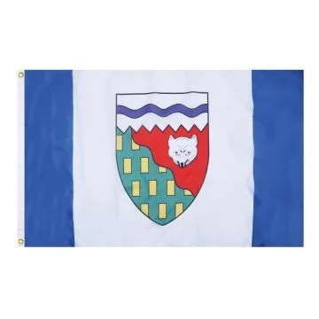 DRAPEAU TERRITOIRES DU NORD-OUEST 90x60cm - DRAPEAU CANADIEN - CANADA 60 x 90 cm - DRAPEAUX