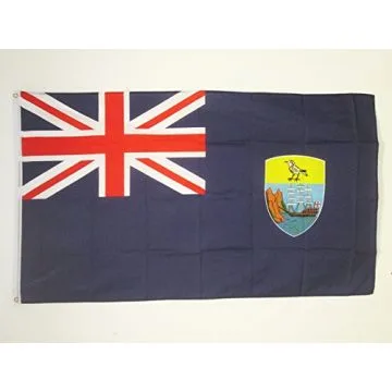 DRAPEAU SAINT-HÉLÈNE 90x60cm - DRAPEAU BRITANNIQUE 60 x 90 cm - DRAPEAUX