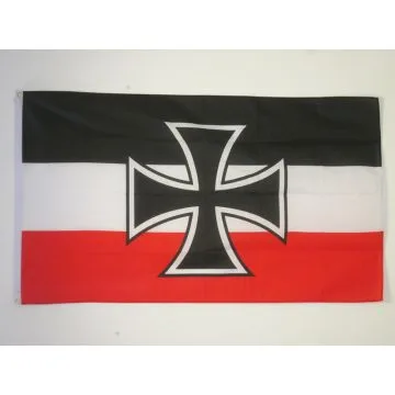 DRAPEAU GERMAN JACK 90x60cm - DRAPEAU ALLEMAGNE DE GUERRE WWII 60 x 90 cm - DRAPEAUX