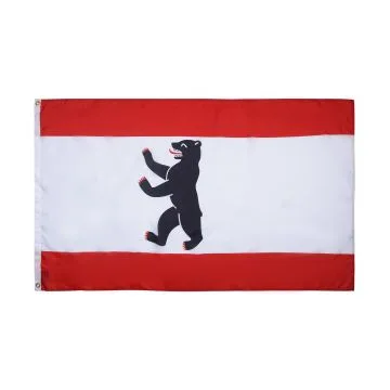 DRAPEAU BERLIN 90x60cm - DRAPEAU BERLINOIS - ALLEMAGNE 60 x 90 cm - DRAPEAUX