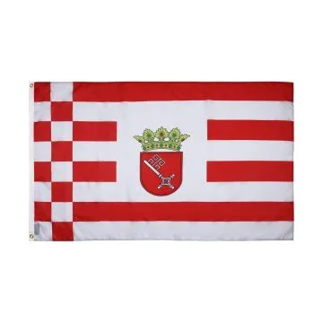 DRAPEAU BRÍ?ME 90x60cm - DRAPEAU BREMEN - LAND ALLEMAGNE 60 x 90 cm - DRAPEAUX