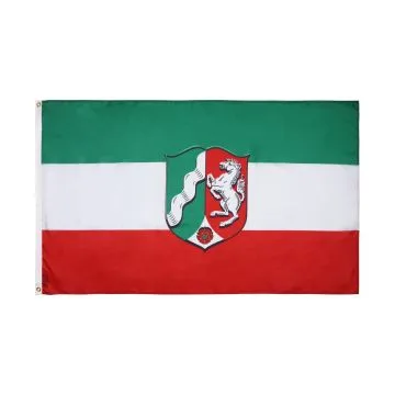 DRAPEAU RHÍ?NANIE-DU-NORD-WESTPHALIE 90x60cm - DRAPEAU NORDRHEIN-WESTFALEN - LAND ALLEMAGNE 60 x 90 cm - DRAPEAUX