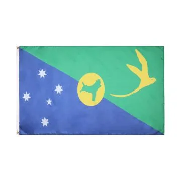 DRAPEAU ILE CHRISTMAS 90x60cm - DRAPEAU DE L\'ÎLE CHRISTMAS - AUSTRALIE 60 x 90 cm - DRAPEAUX