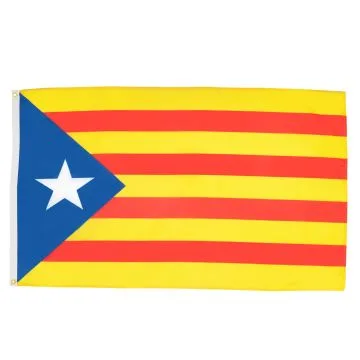 DRAPEAU CATALOGNE ESTELADA 90x60cm - DRAPEAU CATALAN INDÍ?PENDENTISTE - CATALUÍ?A 60 x 90 cm - DRAPEAUX