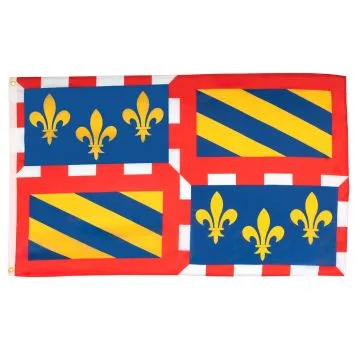 Flagge Burgund 90 x 60 cm Polyester 100D mit Metallösen