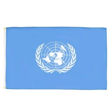 DRAPEAU ONU 90x60cm - DRAPEAU DES NATIONS UNIES 60 x 90 cm - DRAPEAUX