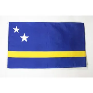 DRAPEAU CURAÇAO 90x60cm - DRAPEAU HOLLANDAIS 60 x 90 cm - DRAPEAUX
