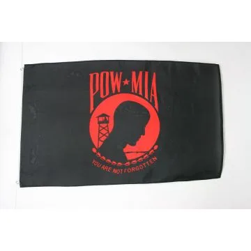 USA POW MIA Remember Flag 2' x 3' 100D polyester grommets