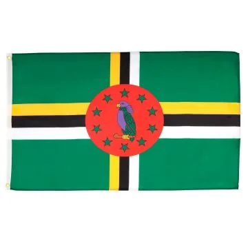 DRAPEAU DOMINIQUE 90x60cm - DRAPEAU DOMINIQUAIS 60 x 90 cm - DRAPEAUX