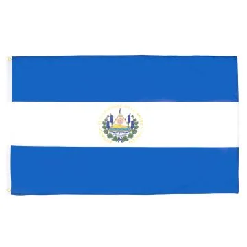 DRAPEAU EL SALVADOR 90x60cm - DRAPEAU SALVADORIEN 60 x 90 cm - DRAPEAUX
