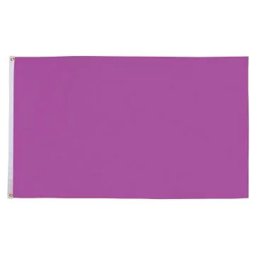 DRAPEAU UNICOLORE VIOLET 90x60cm - DRAPEAU DE COULEUR VIOLETTE 60 x 90 cm - DRAPEAUX