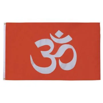 Hinduism Flag 2' x 3' 100D polyester grommets