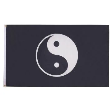 DRAPEAU YIN ET YANG 90x60cm - DRAPEAU CHINOIS - CHINE 60 x 90 cm - DRAPEAUX