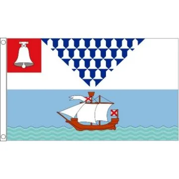 Belfast Flag 2' x 3' 100D polyester grommets