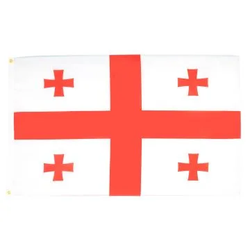 DRAPEAU GÉORGIE 90x60cm - DRAPEAU GÉORGIEN 60 x 90 cm - DRAPEAUX