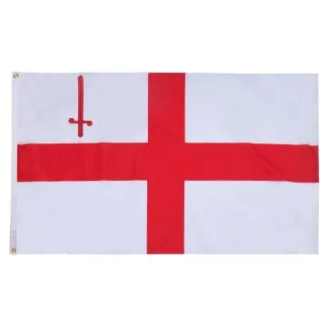 City of London Flag 2' x 3' 100D polyester grommets