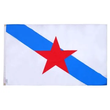 Galicia Estreleira Flag 2' x 3' 100D polyester grommets