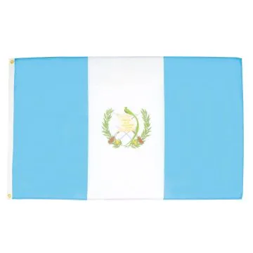 DRAPEAU GUATEMALA 90x60cm - DRAPEAU GUATÉMALTÈQUE 60 x 90 cm - DRAPEAUX