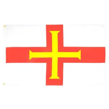 DRAPEAU GUERNESEY 90x60cm - DRAPEAU ANGLAIS 60 x 90 cm - DRAPEAUX