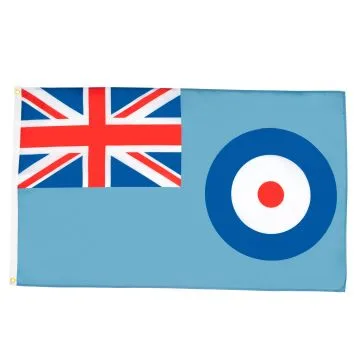 DRAPEAU ROYAL AIR FORCE BRITANNIQUE 90x60cm - DRAPEAU RAF ENSIGN - FORCE AÉRIENNE ROYALE BRITANNIQUE 60 x 90 cm - DRAPEAUX