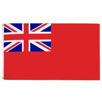 DRAPEAU ROYAUME-UNI RED ENSIGN 90x60cm - DRAPEAU PAVILLON MARINE UK - ROYAL NAVY 60 x 90 cm - DRAPEAUX